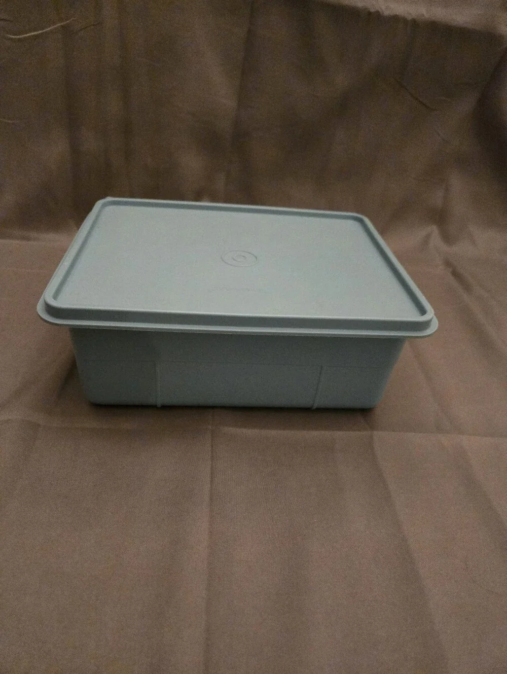 3 Pc Blue Tupperware Tuppercraft Stow n' Go Organizer Lid #1579-6 Base EUC